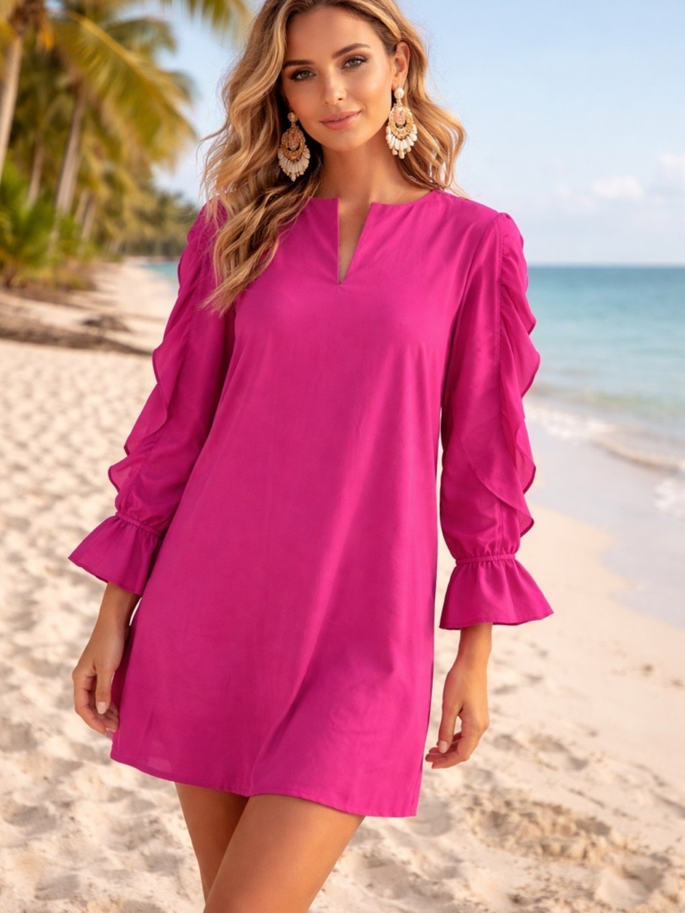 Women’s Fuchsia Dress - Unbranded